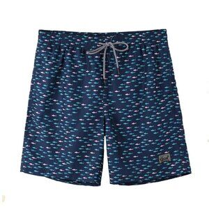 Boys' Swim Trunks Quick Dry Hawaii Style Shorts with Mesh Liner
